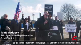 Michigan State Representatives held a rally in front of Pfizer facility demanding answers