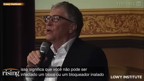 Opinião de Bill Gates sobre a v@cina.