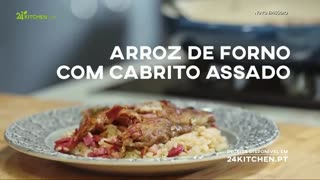 Arroz de forno com Cabrito Assado