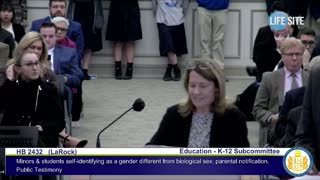 Mom of girl allegedly victimized by institutional gender ideology gives gut-wrenching testimony