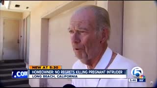 80 Year Old Shoots Pregnant Mother who broke in to his House to Steal and he doesn't regret it