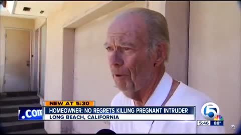 80 Year Old Shoots Pregnant Mother who broke in to his House to Steal and he doesn't regret it