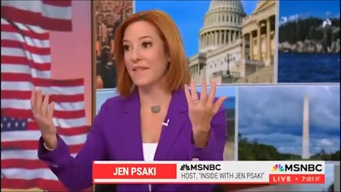 Jen Psaki fantasizes about Trump dying on MSNBC These people are sick