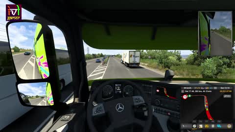 Euro Truck Simulator 2 - ETS 2 1.46 - MercedesTruck - #mercedes #mercedestruck