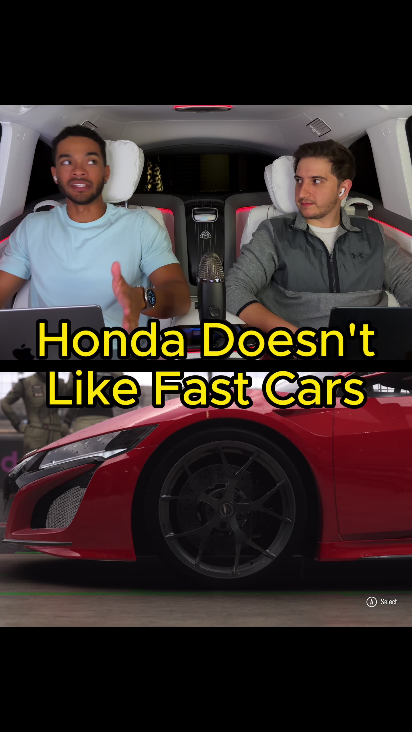 Honda doesn't like fast cars