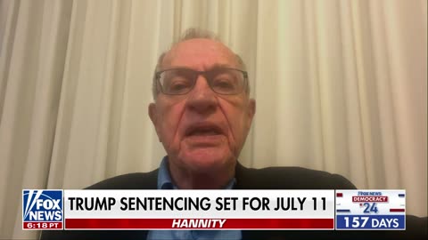 Alan Dershowitz advises Trump's attorney to 'move immediately' for sentencing