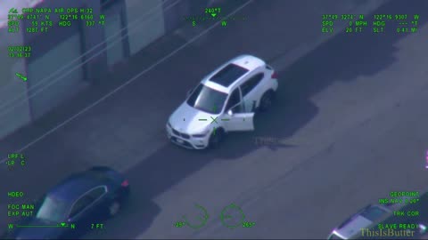 Three people were arrested in connection with a strong-arm robbery followed by a pursuit