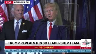 President Donald Trump Speech in South Carolina