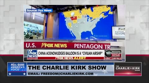 Charlie Kirk Takes Aim at our Leaders For Doing Nothing About the Chinese Spy Balloon Over America
