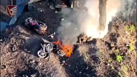 Ukrainians Destroying Dozens of Chinese Dirt Bikes