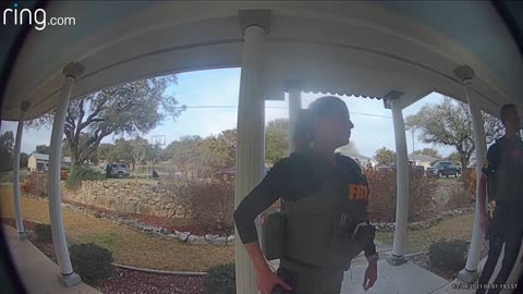 Treniss Evans - FBI Raid Ring Doorbell Video