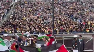 Modern Day Nazis Parading As Hamas Sympathizers Hijacking University Of Michigan Graduation Ceremony