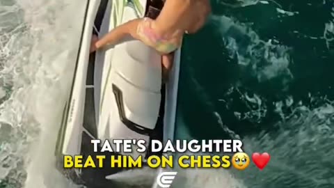 Tate's Daughter BEAT Him On Chess🥹❤️