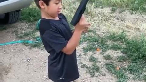 5 year old kid SNIPER