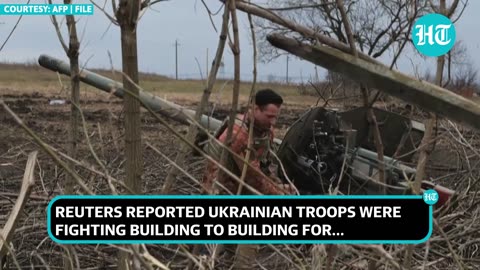 Russian soldiers engage Ukraine troops in all-out gun battle at frontline in Avdiivka | Watch