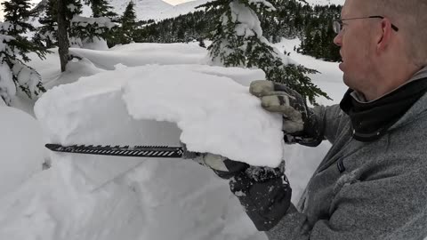 Survival Camping in 12 ft (4 m) of Snow During a Blizzard