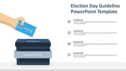 Election Day Guideline PowerPoint Template