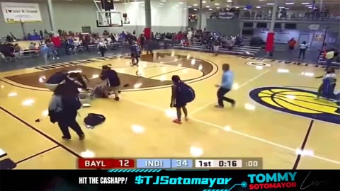 White High School Basketball Ref Beat Down By Blacks After Making A Bad Call During The Game!