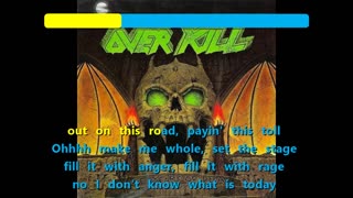 Overkill - The Years of Decay {corrected karaoke}
