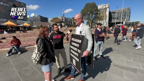 Melbourne Leftists LOSE IT at Billboard Chris and Avi Yemini
