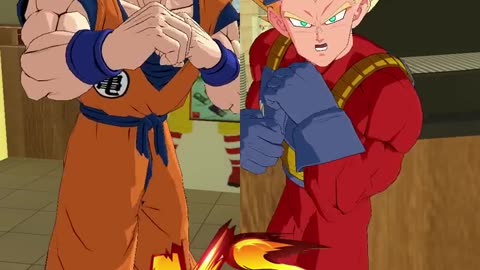 Goku vs Vegeta at McDonalds