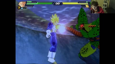 Semi-Pefect Cell VS Super Vegeta In A Dragon Ball Z Budokai Tenkaichi 3 Battle With Live Commentary