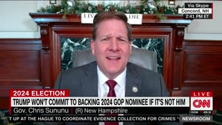 CNN host questions Republican over his support for Trump in 2024