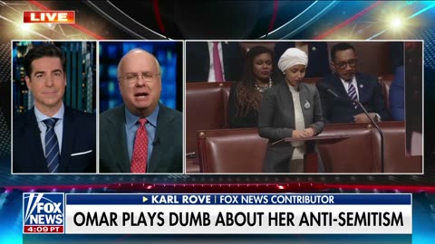 Karl Rove brings the heat over 'anti-Semitic bigot' Ilhan Omar