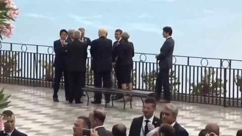 Young Man Justin Trudeau Shunned By G7 Clowns.