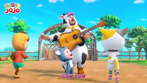 Farm Animals Song | Animal Sounds Song | Super JoJo and Family - Nursery Rhymes & Kids Songs
