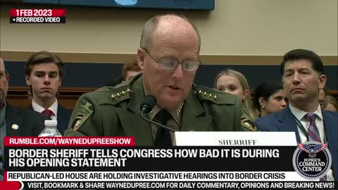 Border Sheriff Details Crisis At Border