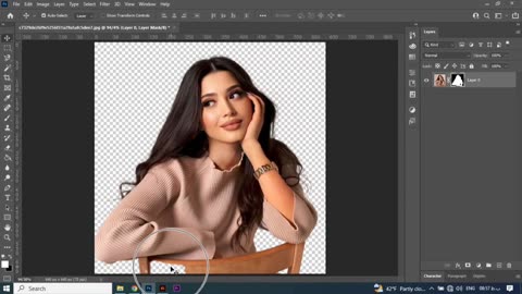 How to delete the photo background in Adobe Photoshop in the shortest time?