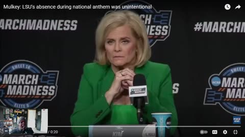 Mulkey LSU coach is lacking integrity and pride in her country!