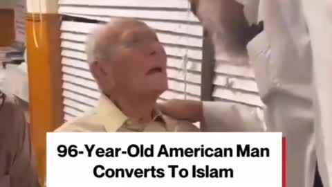 96 year old man converts to Islam