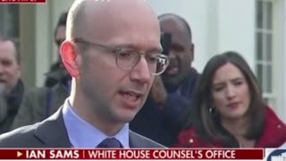 IAN SAMS -WHITE HOUSE COUNSEL'S OFFICE DOJ COORDINATING THE SEARCH