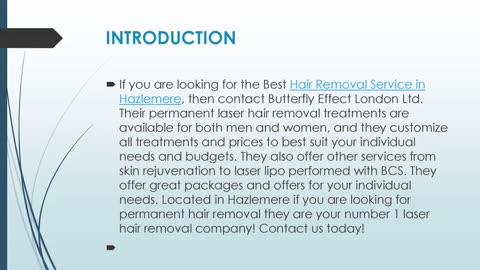 Best Hair Removal Service in Hazlemere.