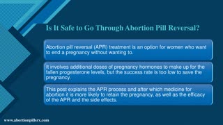 Is It Safe to Go Through Abortion Pill Reversal?