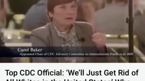 Get rid of white unvaccinated Carol Baker