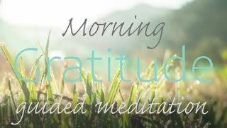 As you begin to feel grateful for another beautiful day | Morning Gratitude Guided Meditation
