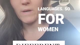 Marriage/relationship: Men and Women speak different languages