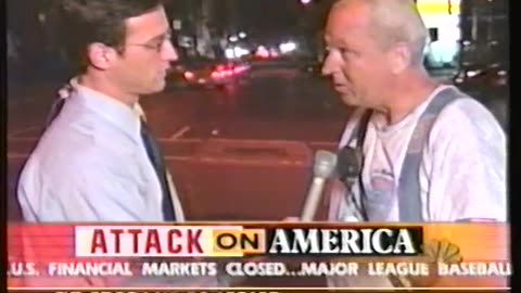 9-11-2001 - NBC News Broadcast