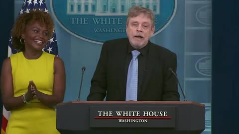 Luke Skywalker Visits The White House