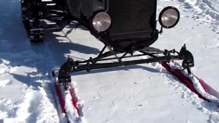 Ford Model T with Snomobile Attachment