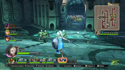 gameplay dragon quest heroes cap 10 el santuario de la penitencia español