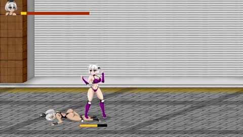 Bare Tackle - 2D Female Wrestling Game