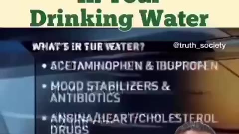 Drugs In Your Drinking Water