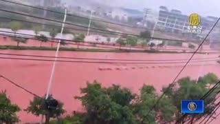 Severe Flooding In Many Places In Guangxi, China