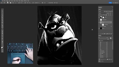 Drawing Shrek - Time-Lapse