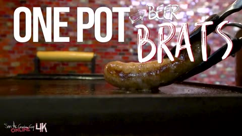 Easy One Pot Beer Brats SAM THE COOKING GUY 4K