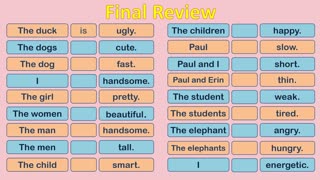 7 - Pronouns and Verb Be English Lesson and Practice